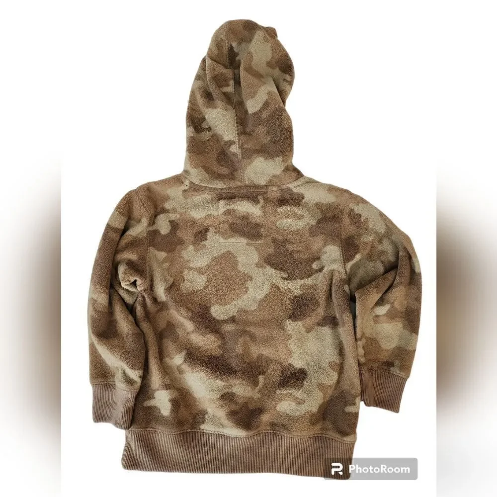 Oshkosh B'gosh camouflage fleece pullover hoodie